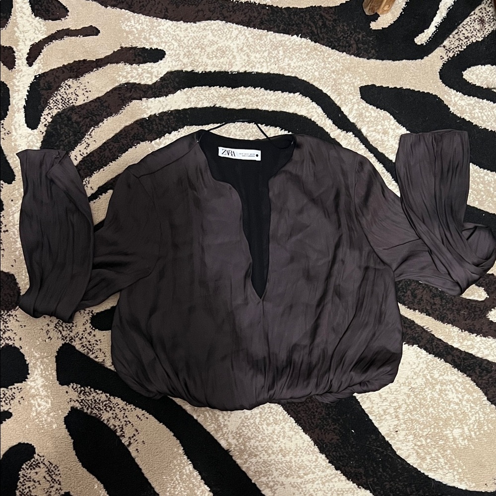 Zara Women's Charcoal Blouse
